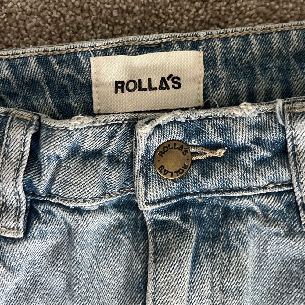 Rollas Original High Rise Straight Jeans